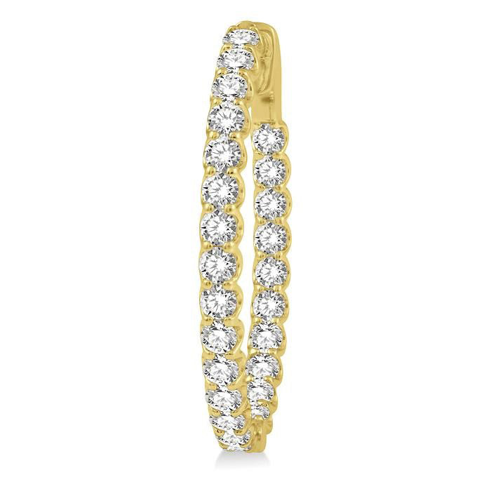 VelIon 14K White Gold Diamond Anniversary Earrings