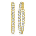 VelIon 14K White Gold Diamond Anniversary Earrings