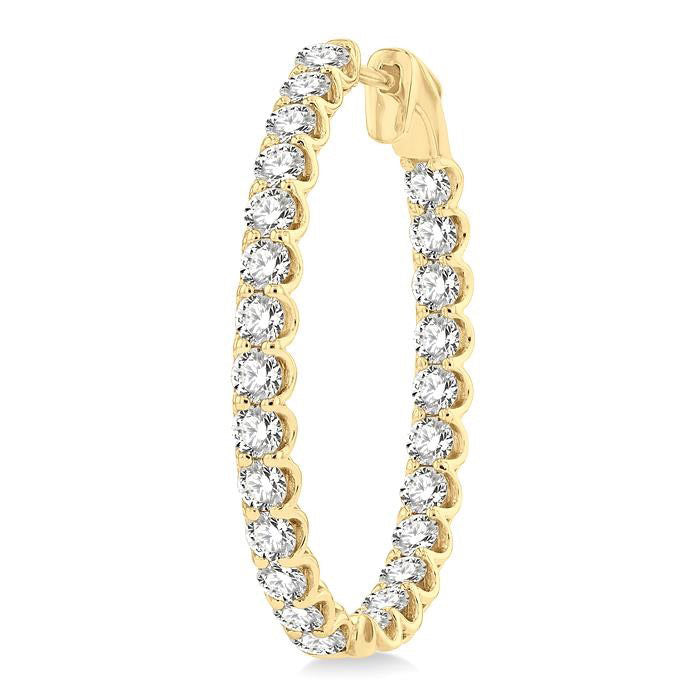 VelArAr 14K White Gold Diamond Anniversary Earrings