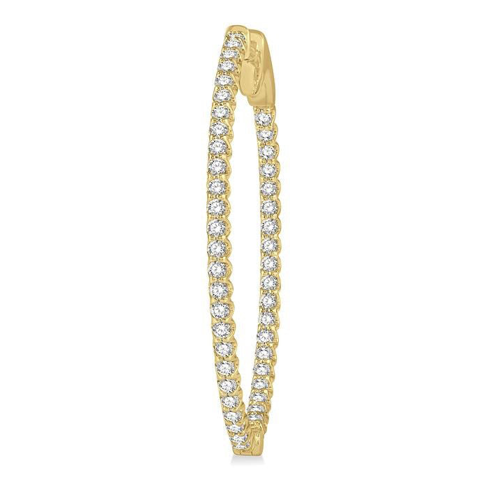 CaIsVel LinIsAr NoVioNo 14K White Gold Diamond Anniversary Earrings