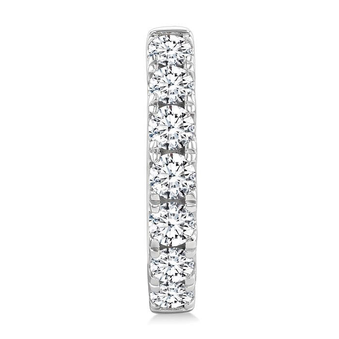 Diamond Fashion Hoop Earrings