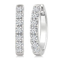 Diamond Fashion Hoop Earrings
