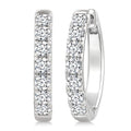 Diamond Fashion Hoop Earrings