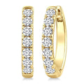 Diamond Fashion Hoop Earrings