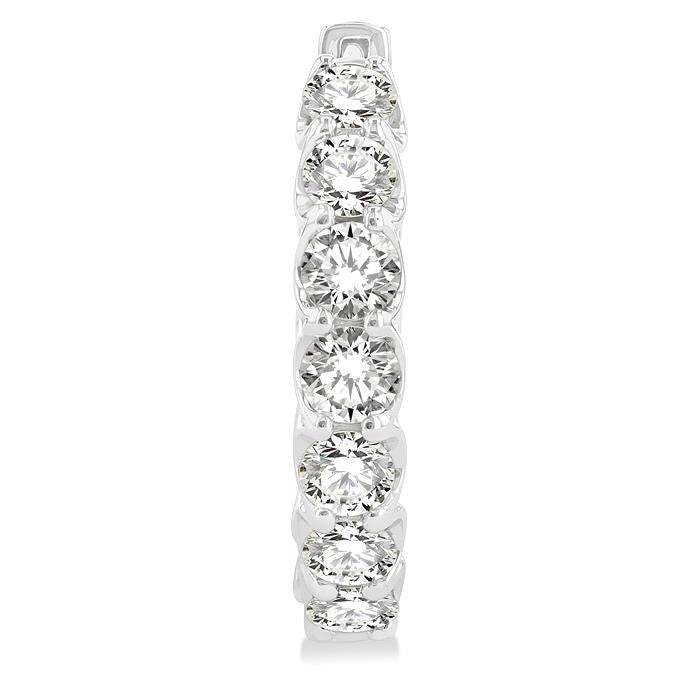 Inside-Out Diamond Hoop Earrings