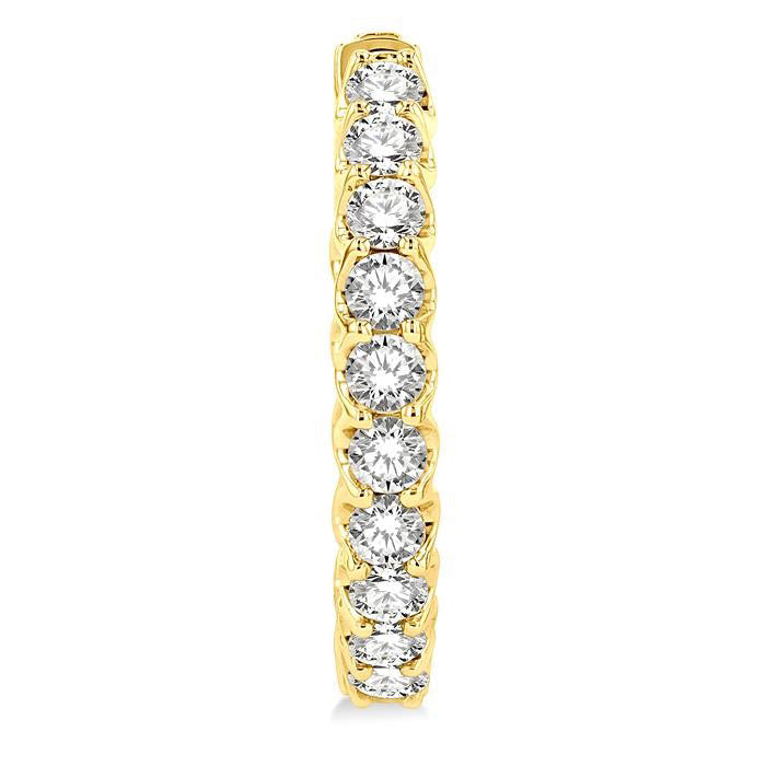 Inside-Out Diamond Hoop Earrings