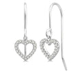 Heart Shape Diamond Fashion Earrings