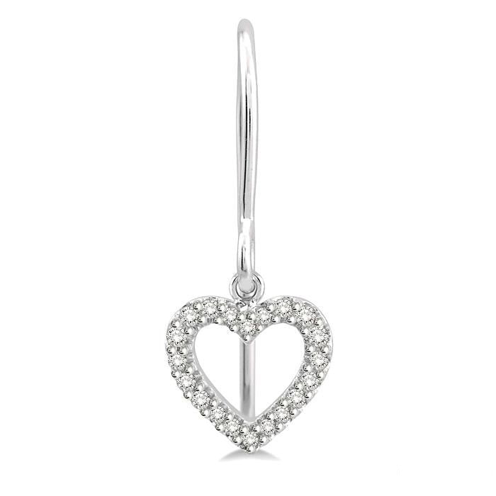 Heart Shape Diamond Fashion Earrings