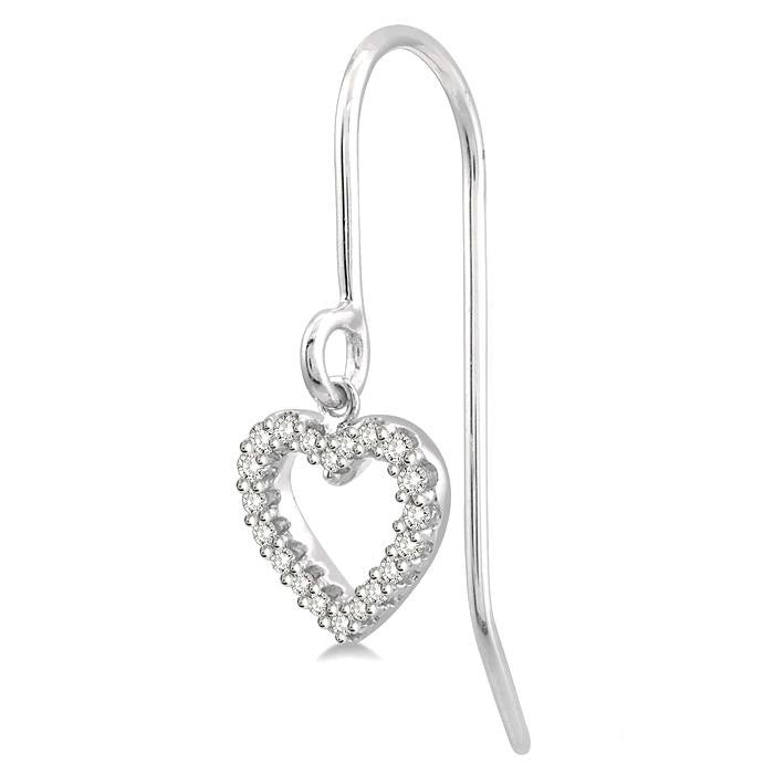 Heart Shape Diamond Fashion Earrings