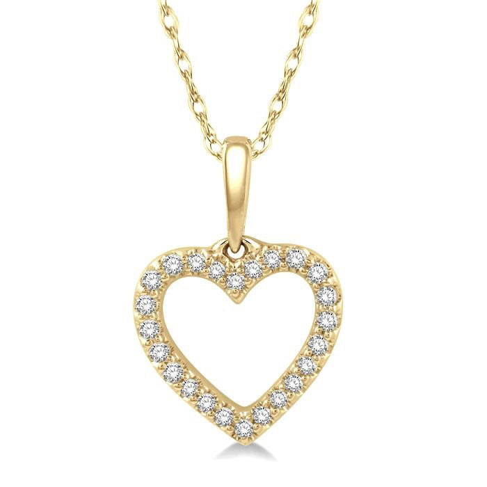 Ballet Tivoli Heart Shape Petite Diamond Fashion Pendant