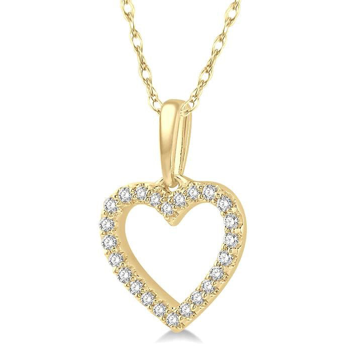 Ballet Tivoli Heart Shape Petite Diamond Fashion Pendant