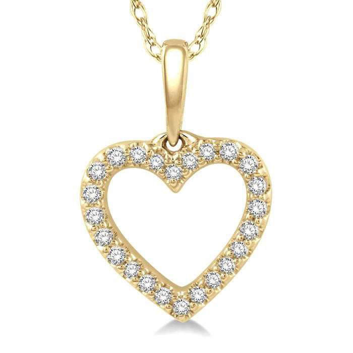 Ballet Tivoli Heart Shape Petite Diamond Fashion Pendant
