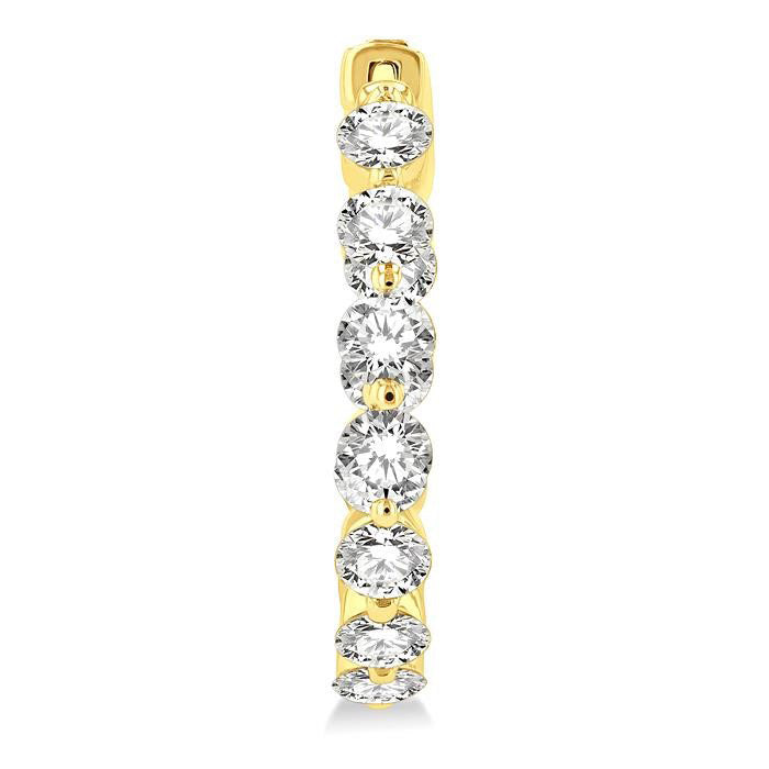 IonCaCel VerThDor 14K White Gold Diamond Fashion Earrings
