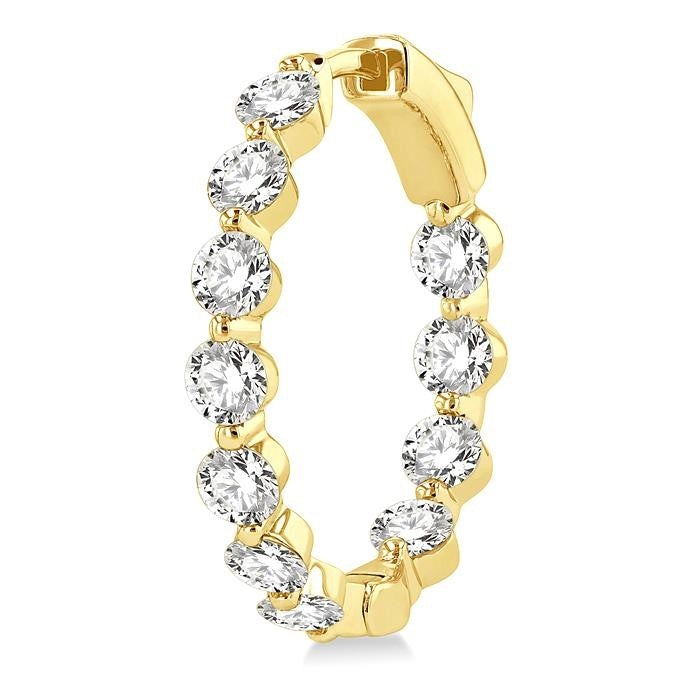 IonCaCel VerThDor 14K White Gold Diamond Fashion Earrings