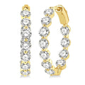 IsLinVel 14K White Gold Diamond Fashion Earrings
