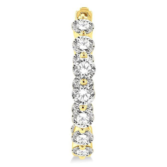 IsLinVel 14K White Gold Diamond Fashion Earrings