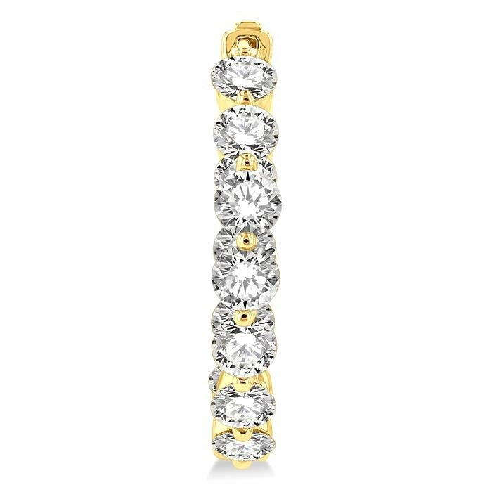 IsLinVel 14K White Gold Diamond Fashion Earrings