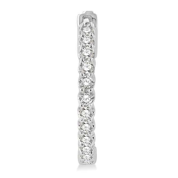 Inside-Out Diamond Hoop Earrings