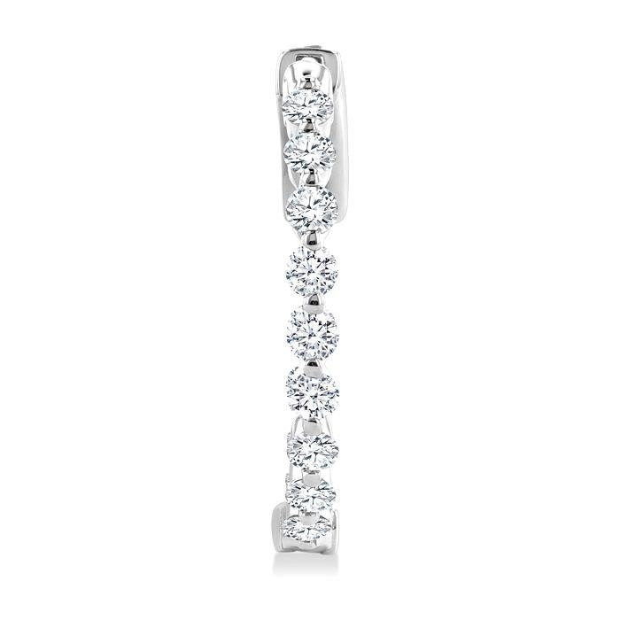 NoArVio ZenDorLux 14K White Gold Diamond Fashion Earrings