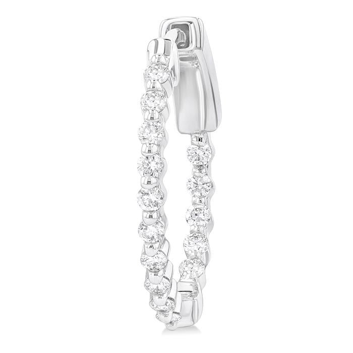 OnVelPho 14K White Gold Diamond Fashion Earrings
