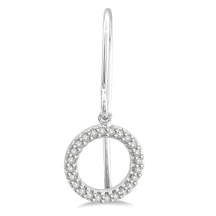 Circle Diamond Fashion Earrings