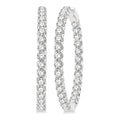Inside-Out Diamond Hoop Earrings