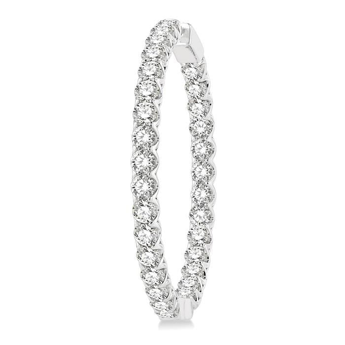 Inside-Out Diamond Hoop Earrings