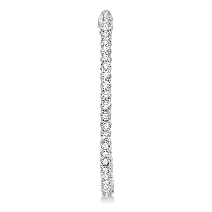 Inside-Out Diamond Hoop Earrings