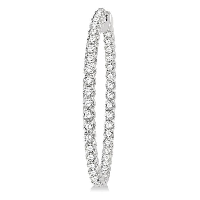 Inside-Out Diamond Hoop Earrings