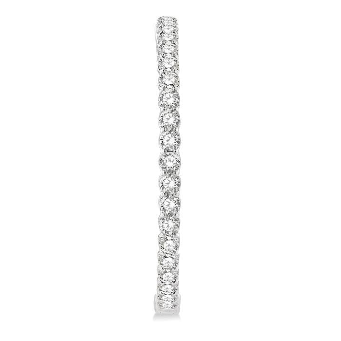 Inside-Out Diamond Hoop Earrings