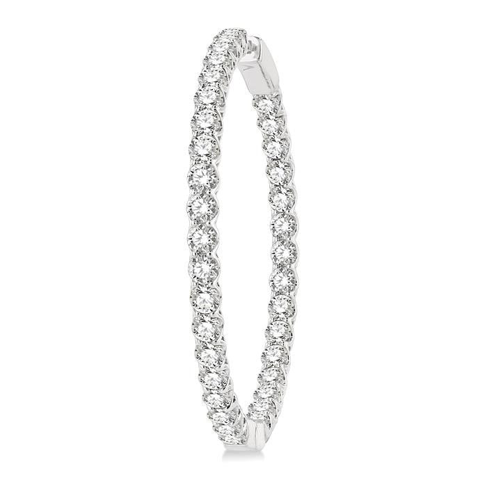 Inside-Out Diamond Hoop Earrings