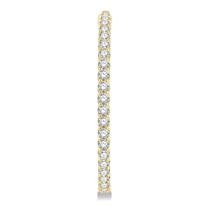Inside-Out Diamond Hoop Earrings