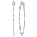Inside-Out Diamond Hoop Earrings