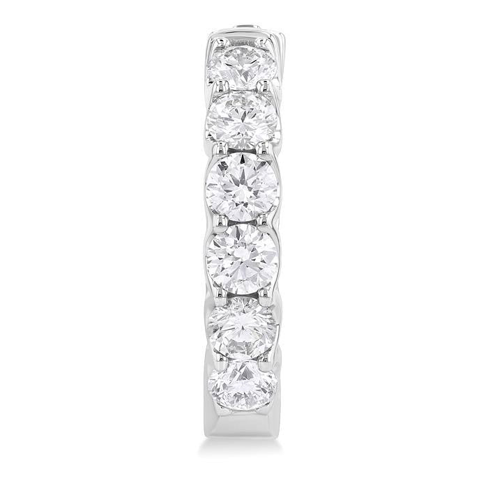 Inside-Out Diamond Round Hoop Earrings