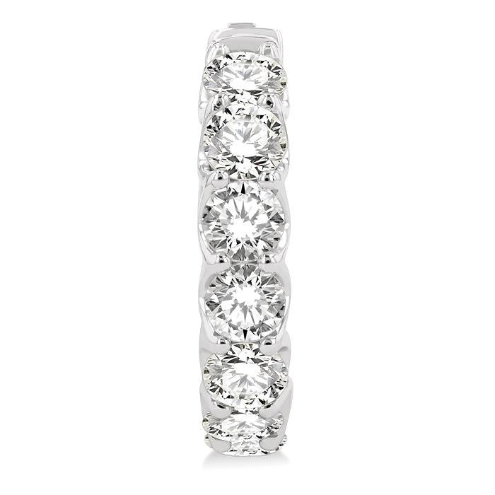 Inside-Out Diamond Round Hoop Earrings