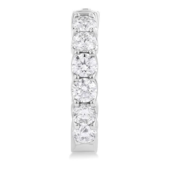 DorLuxZen 14K White Gold Diamond Earrings