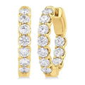OraXeIon 14K White Gold Diamond Earrings