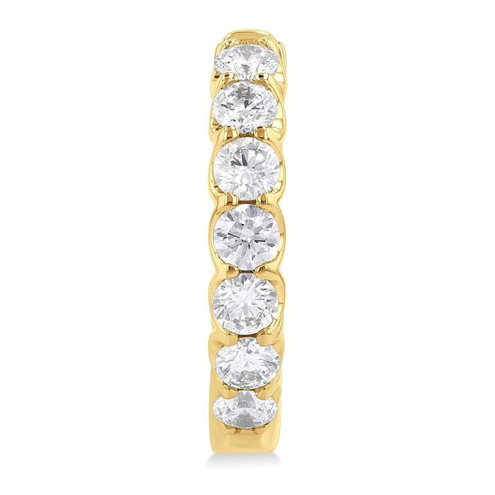 OraXeIon 14K White Gold Diamond Earrings