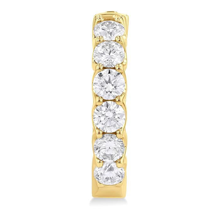 SolNoPho 14K White Gold Diamond Earrings