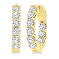 SolNoPho 14K White Gold Diamond Earrings