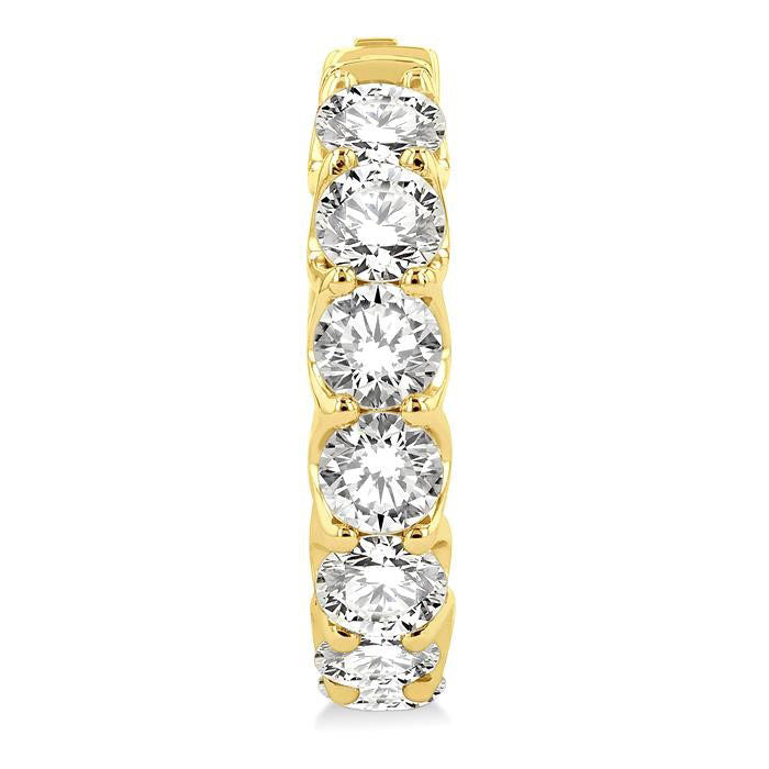 LysVioDor 14K White Gold Diamond Earrings