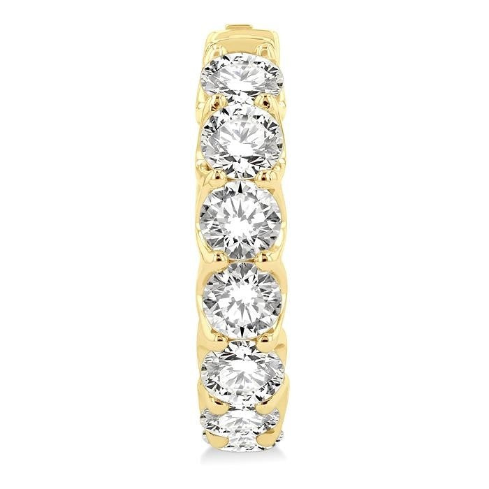 LysVioDor 14K White Gold Diamond Earrings