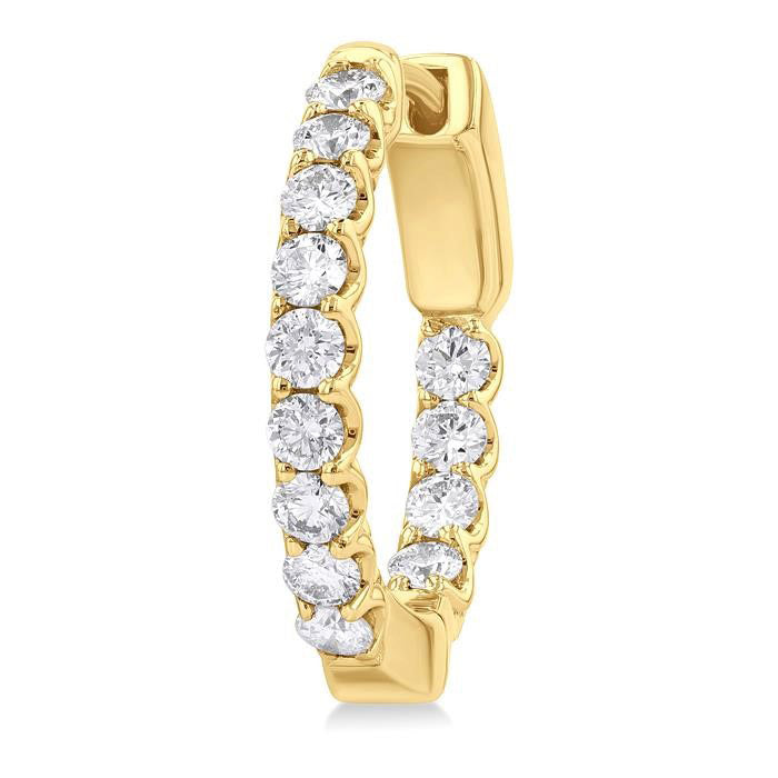 IonLoNo 14K White Gold Diamond Earrings