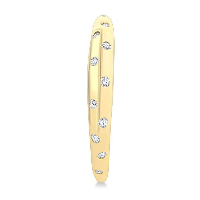 Mosaic Half Hoop Fashion Earrings