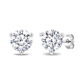 1/2 Ctw Round Cut Diamond Martini Stud Earrings in 14K White Gold