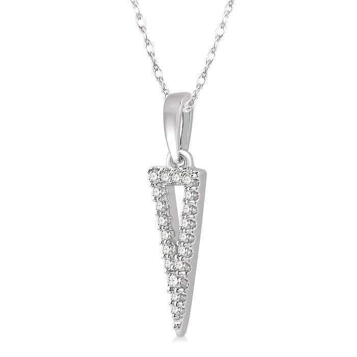 Triangle Diamond Fashion Pendant