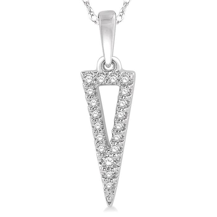 Triangle Diamond Fashion Pendant