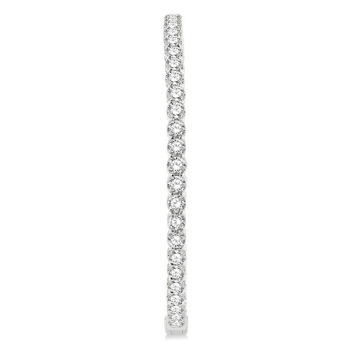 Inside-Out Diamond Hoop Earrings