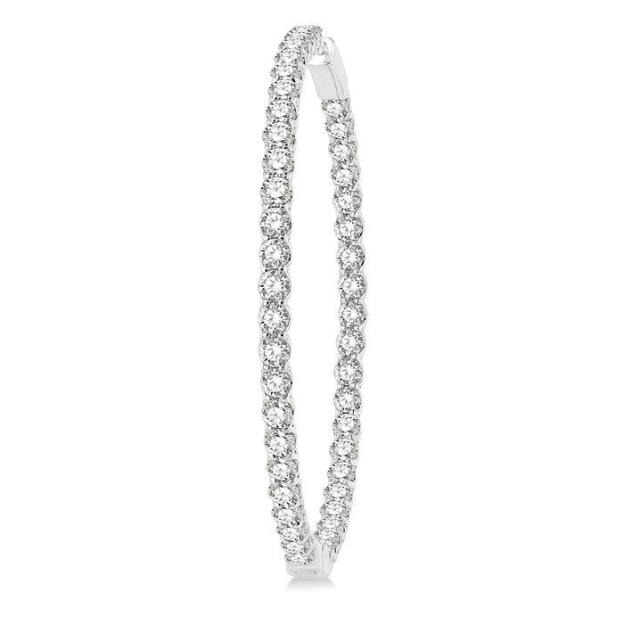 Inside-Out Diamond Hoop Earrings