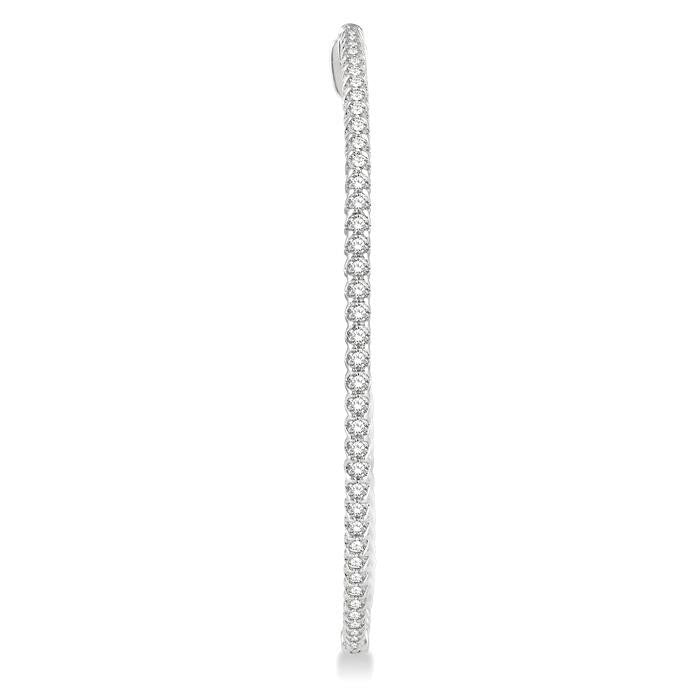 Inside-Out Diamond Hoop Earrings